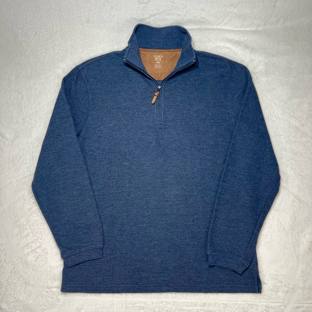Hudson River Sweater Quarter Zip Pullover Men’s Medium PERFECT FOR FALL!!